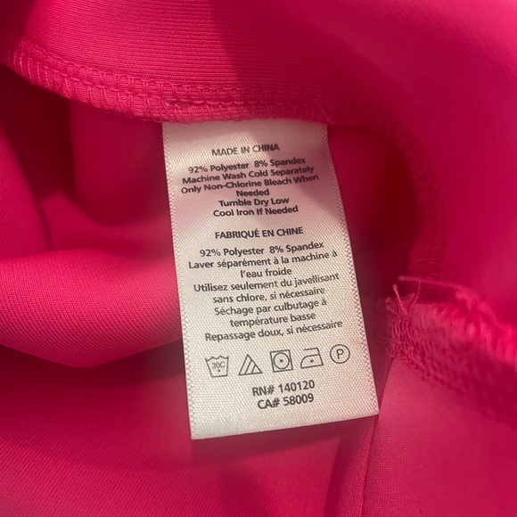 Stella & Dot Hot Pink Puff Sleeve Neoprene Sweatshirt – Size xl - Picture 6 of 9